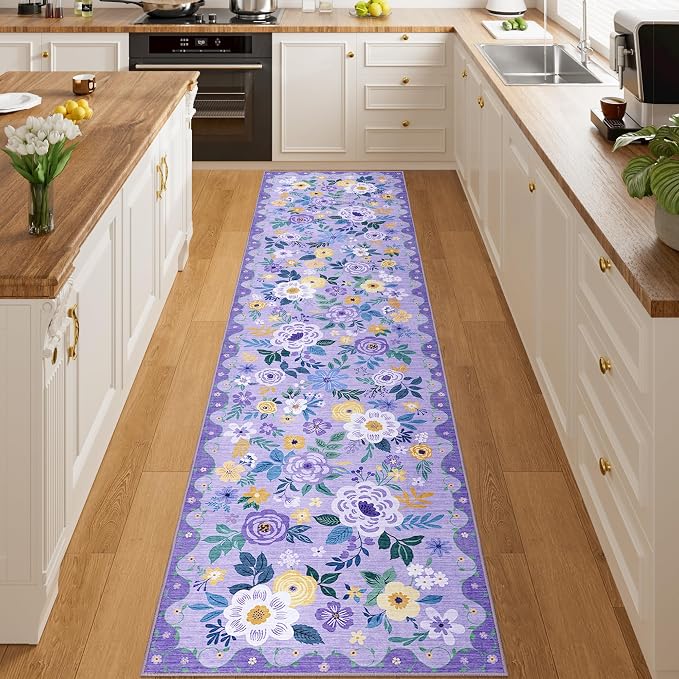 DUKINO 2x8 Runner Rug for Hallway, Washable Kitchen Runner Rug - Image 5
