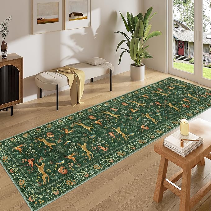 DUKINO Runner Rug, 2x8 Boho Kitchen Rug - Image 3