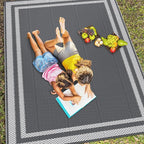 HappyTrends, Outdoor Rug, Patio Rug, Reversible Portable Plastic Straw Rug - Image 7