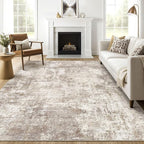 Area Rugs 9x12 Living Room: Washable Large Abstract Soft Rugs Stain Resistant by LOONGRUG
