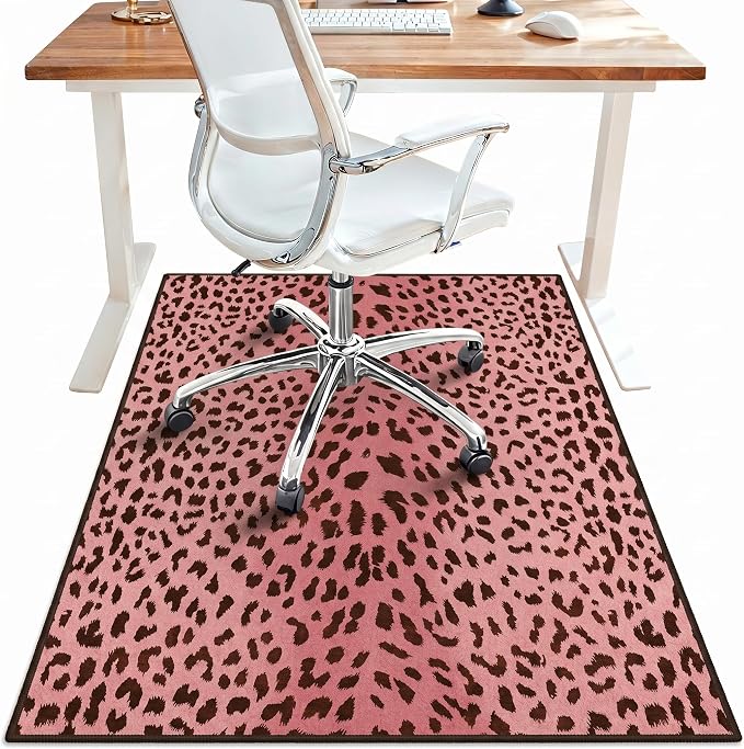 48"x72" Office Chair Mat for Hardwood Tile Floor, Under Desk Carpet Protector by BESBLEE