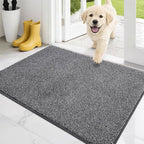 PURRUGS Dirt Trapping Door Mat 24" x 35.5", Non-Slip Machine Washable Entry Rug by PURRUGS