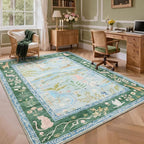 Jungle Animal Print 3x5 Washable Rug - Image 3