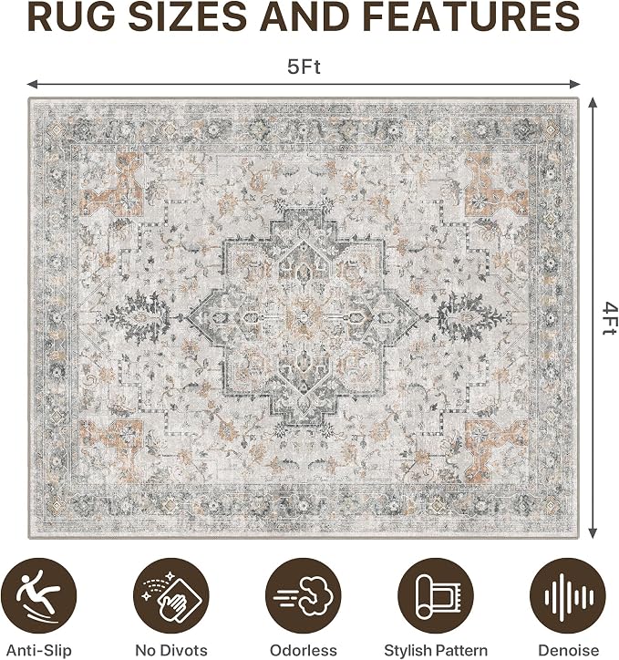 48"x60" Office Chair Mat for Hardwood Tile Floor, Under Desk Carpet Protector - Image 9