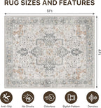 48"x60" Office Chair Mat for Hardwood Tile Floor, Under Desk Carpet Protector - Image 9