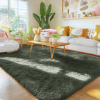 OLANLY Area Rugs for Living Room Bedroom, Machine Washable 4x5.9 ft Soft Fluffy - Image 3