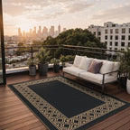 GENIMO Outdoor Rug Waterproof for Patio Decor, Outside Area Mat for Rv - Image 3
