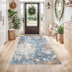 4x5 Washable Entryway Rug – Non-Slip Low Pile Throw Area Rug - Image 3