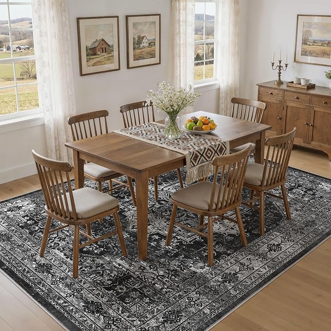 UERMEI 6x9 Area Rug Living Room Rugs - Image 4