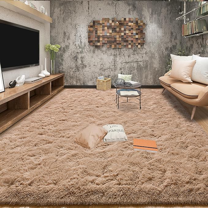 Tepook Super Soft Fluffy Rugs for Bedroom, Shag 5x8 Area Rugs for Living Room - Image 3