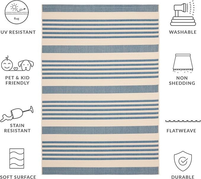 SAFAVIEH Courtyard Collection Area Rug - Image 10