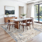 8x8 Square Area Rug Living Room – Non-Slip Washable Large Floor Carpet - Image 3