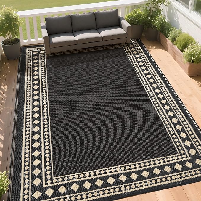 RURALITY Outdoor Rugs 8x10 Waterproof - Image 3