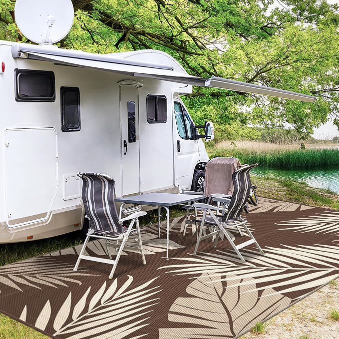 GENIMO Outdoor Rug 9' x 18' Waterproof - Image 5