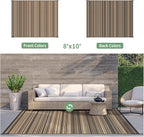 GENIMO Outdoor Rug for Patio Clearance, Lightweight Waterproof RV Camping Mat - Image 4