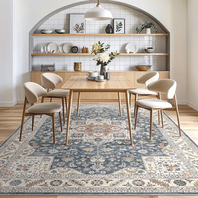 Vintage Living Room Area Rug 6x9 - Image 7