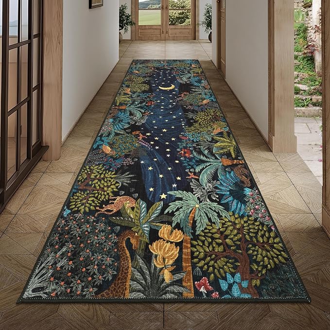 GarveeHome Jungle Animal Washable Area Rug - Image 3