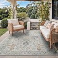 GENIMO Outdoor & Indoor Area Rug 5'x8', Waterproof, Non-Shedding, Easy Cleaning by GENIMO