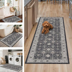Washable 4-Piece Kitchen Floor Mats: Farmhouse Non-Slip Kitchen Sink Rug Easy - Image 2