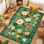 DUKINO 6x9 Area Rug, Floral Rugs - Image 3