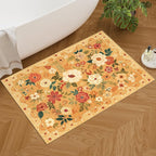 DUKINO 2x3 Rugs for Entryway, Floral Indoor Washable Door Mat, Non Slip Boho - Image 8