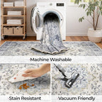 CAPALOCA Machine Washable Rugs Nursery Rug 5x7 Cute Girl Non Slip Low Pile - Image 6
