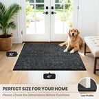 PURRUGS Dirt Trapping Door Mat 32" x 47", Non-Slip Machine Washable Entry Rug - Image 8