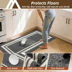COSY HOMEER Kitchen Rugs Non-Slip 24x35/24x60 Inch Thick Polypropylene Standing - Image 6