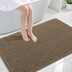 OLANLY Large Bathroom Rugs 44x32, Extra Soft Absorbent Chenille Bath Rugs by OLANLY
