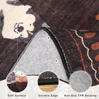DUKINO 4x6 Area Rug, Non Slip Washable Rug - Image 5