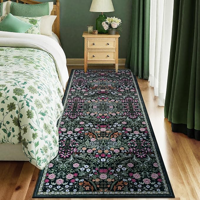 Runner Rug for Entryway: 2x5 Kitchen Rugs Non Slip Washable Ultra-Thin Soft - Image 2