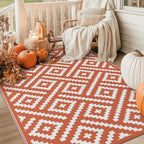 GENIMO Outdoor Rug for Patio, Waterproof Halloween RV Camping Mat Lightweight - Image 8