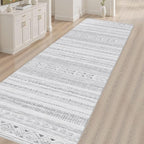 cotiled Hallway 2.6x10 Runner Rugs: Washable Boho Rugs - Image 7
