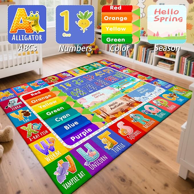 Kids Classroom & Playroom Rug - Image 2