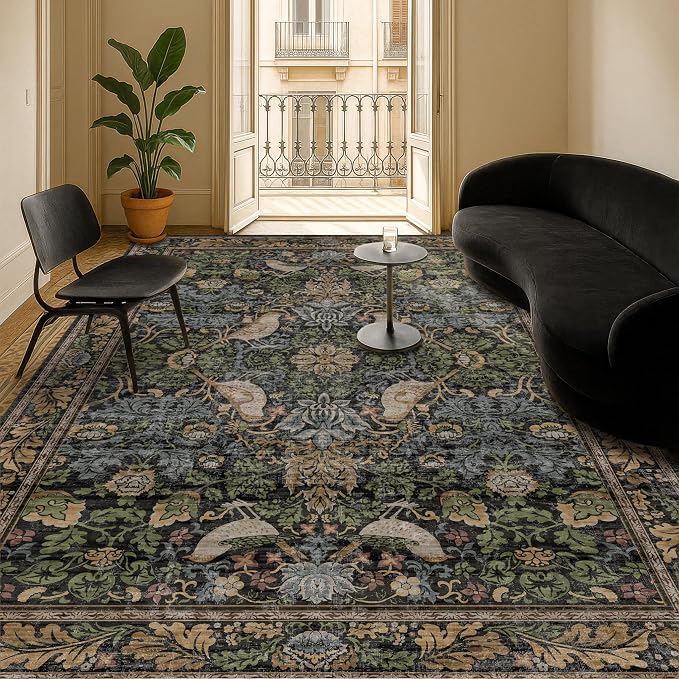 Hazo Haus Washable Living Room Rug 7x9 - Image 3