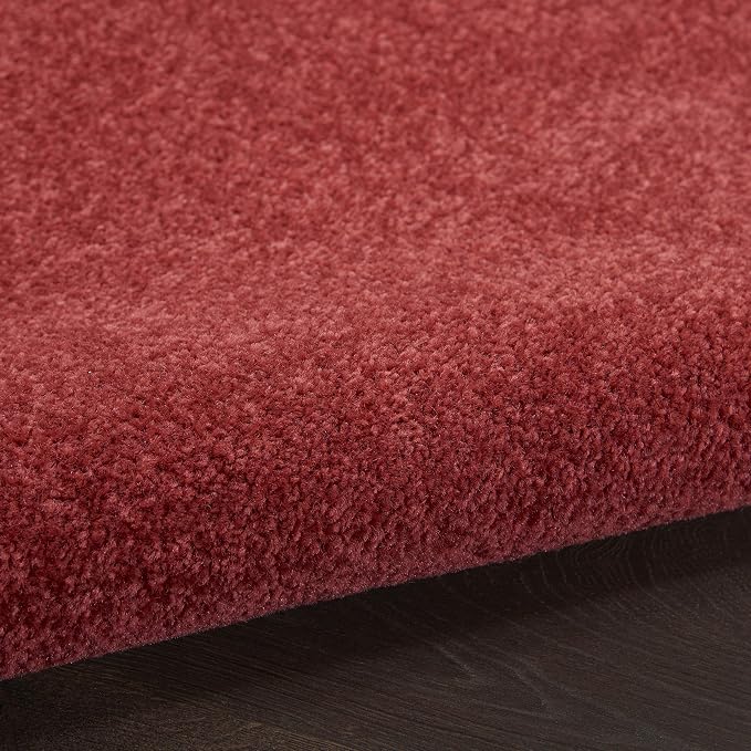 Nourison Home Nourison Essentials Brick Red 6' x Round Area Rug - Image 10