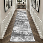 2x10 Hallway Runner Rug Non Slip Washable Grey Entryway Rug Runner by Acapet