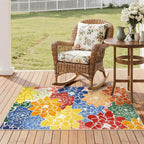 GENIMO Indoor Outdoor Area Rug for Entryway, Machine Washable, Waterproof - Image 3