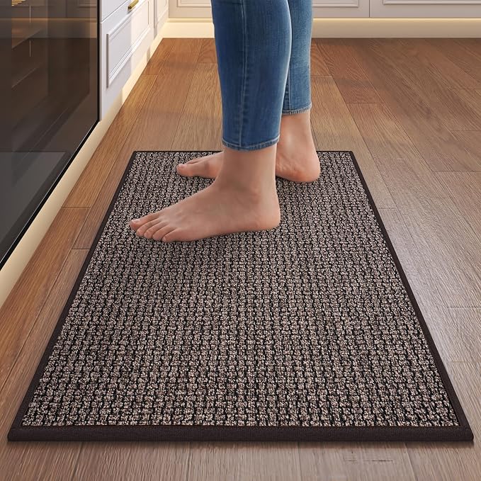 Kitchen Rugs and Mat Non Slip Washable, Super Absorbent Kitchen Mats by QiCaiJia