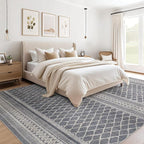 cotiled 10x12 Area Rugs Living Room Rug: Washable Boho Rugs - Image 3