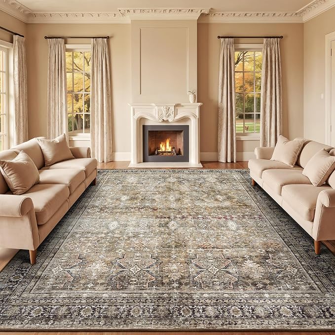 Lofus 10x14 Area Rug for Living Room, Soft Boho Carpets for Bedroom Dining Room by Lofus