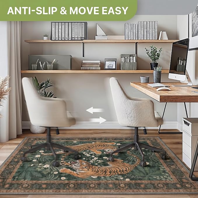 48"x60" Office Chair Mat for Hardwood Tile Floor, Under Desk Carpet Protector - Image 3