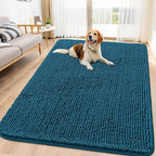 Smiry Dog Door Mat for Muddy Paws 71x46, Absorbent Dirt Trapper, Non-Slip by Smiry