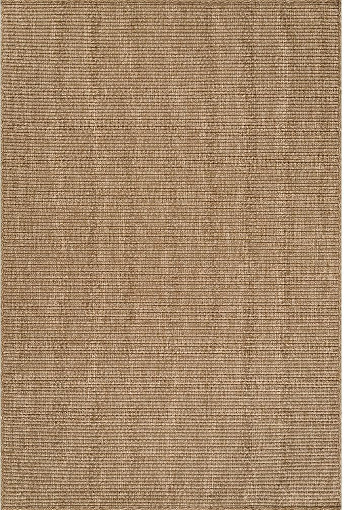 CAMILSON Easy Jute Rug 8x10, Indoor Outdoor Natural Color Farmhouse Area Rugs - Image 3