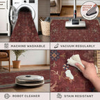 7x9 Dining Room Rugs for Under Table - Image 4