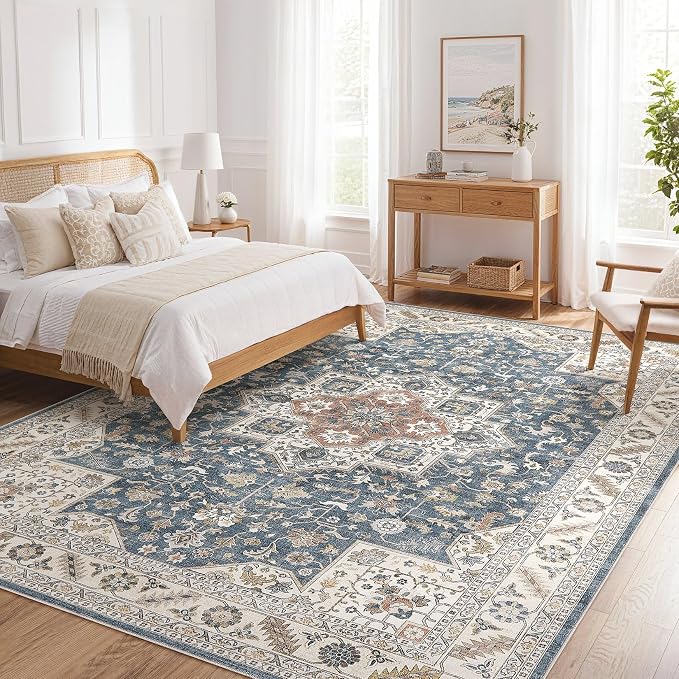 Vintage Living Room Area Rug 6x9 - Image 8