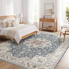 Vintage Living Room Area Rug 10x12 - Image 9