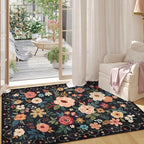 DUKINO 3x5 Area Rug, Floral Rugs - Image 4