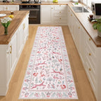 DUKINO 2.6x8 Rug for Hallway, Washable Kitchen Runner Rug - Image 6