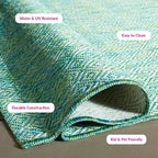 SAFAVIEH Washable Rug Outdoor Courtyard Collection - Image 3